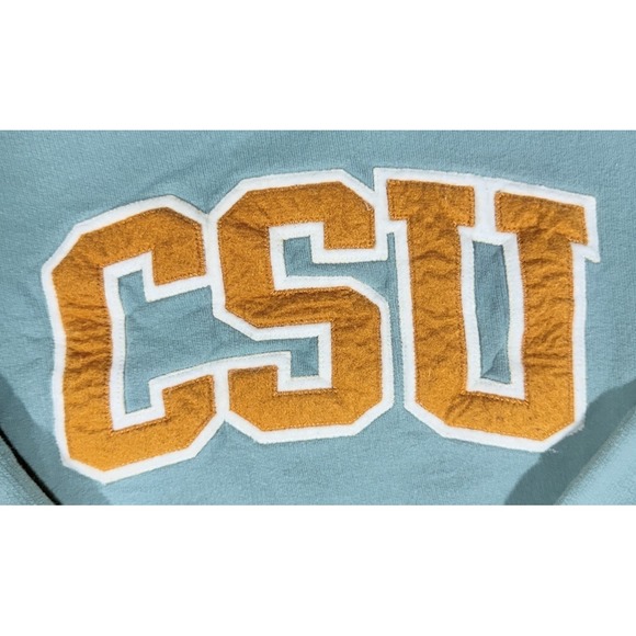 Large Comfort Wash Green CSU Crew Neck‎ Sweatshirt - Picture 3 of 5